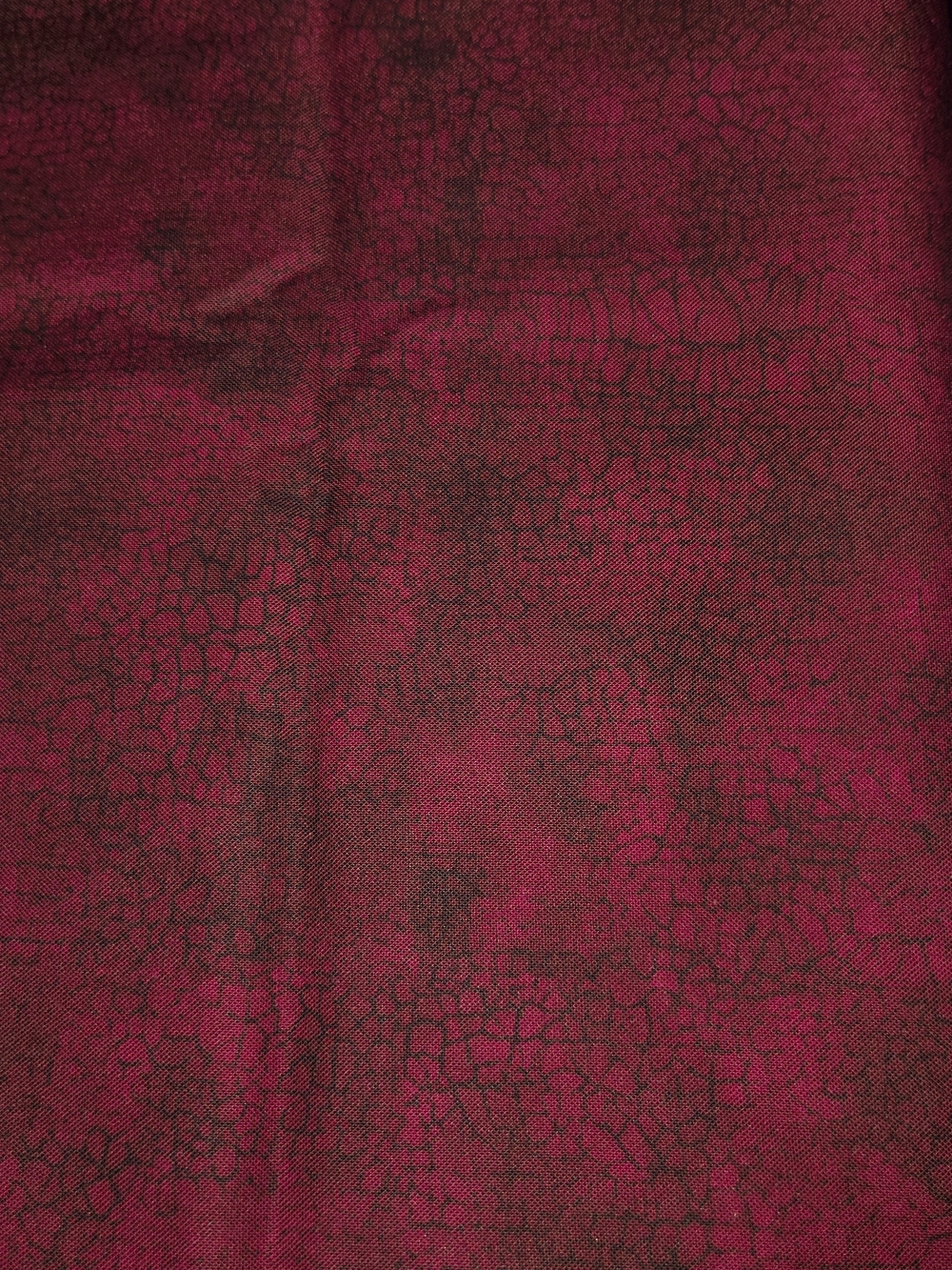 Rich Magenta Crackle By Deborah Edwards Northcott Fabric 60 Wide By 1  1/3 Yd
